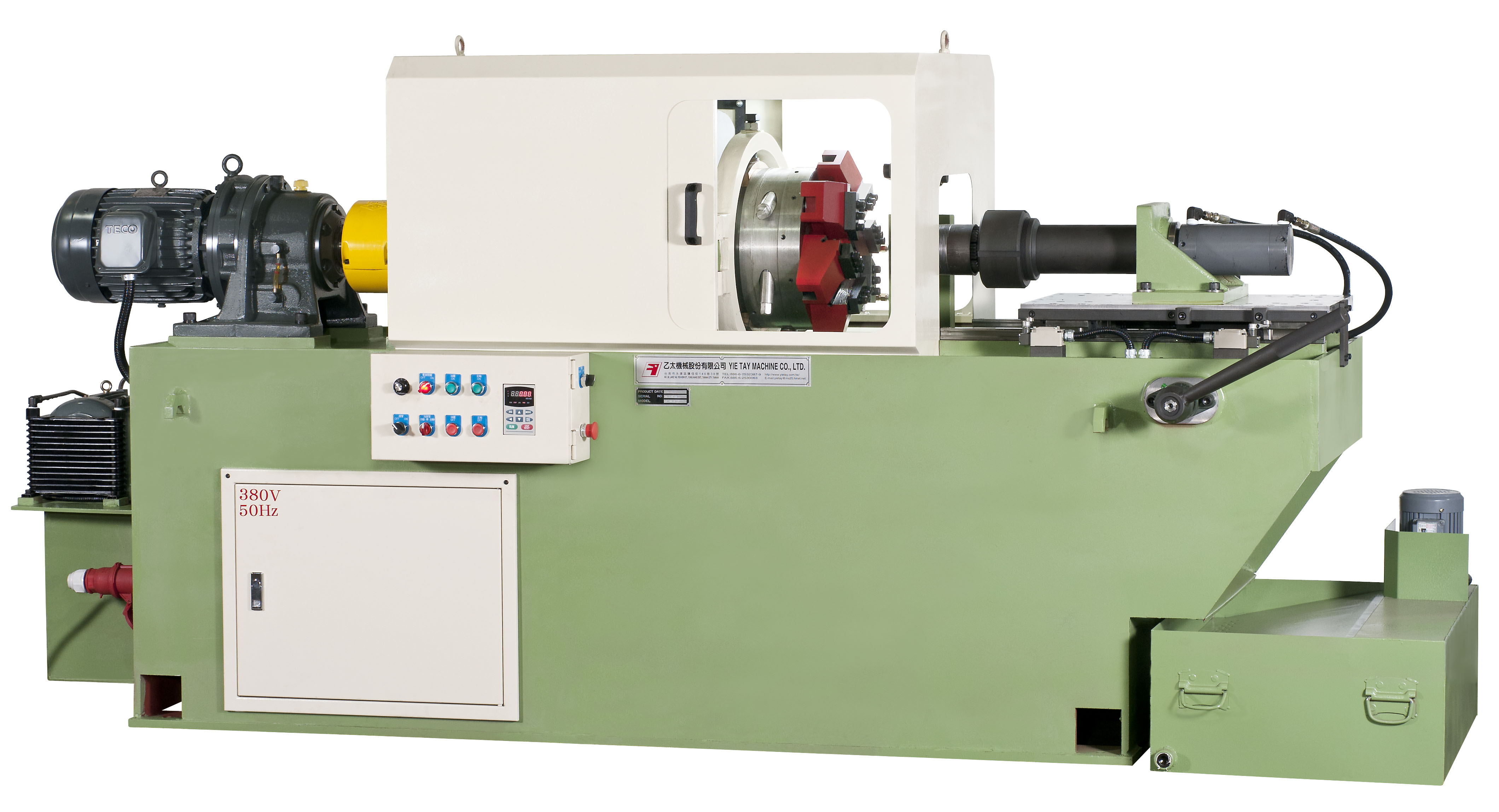 semi-auto-pipe-threading-machine